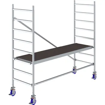 KRAUSE STABILO aluminijumska pokretna skela 2.50x0.75m radna visina 3m 772015-1 KRAUSE STABILO aluminijumska pokretna skela 2.50x0.75m radna visina 3m 772015-1